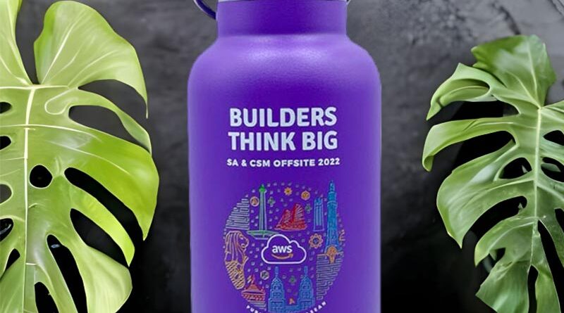 350ml custom thermos flask purple 02