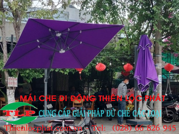 4 Bảng so sánh giá dù lệch tâm nghiêng theo kích thước và vật liệu hot
