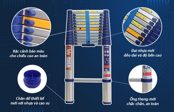 Khám Phá Thiết Kế Thông Minh Của Thang Nhôm Rút Gọn Hiện Đại Khám Phá Thiết Kế Thông Minh Của Thang Nhôm Rút Gọn Hiện Đại