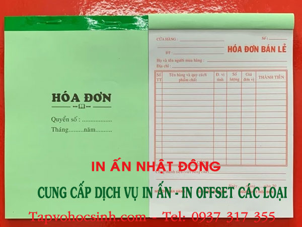 Top 7 gói in hóa đơn bán lẻ 2 liên “đáng tiền” – giấy dai, mực rõ, xé ngọt tay Top 7 gói in hóa đơn bán lẻ 2 liên “đáng tiền” – giấy dai, mực rõ, xé ngọt tay