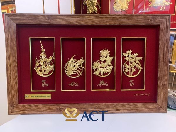 Tranh Dát vàng - Tinh Hoa Văn Hóa Việt Trong Nghệ Thuật Dát Vàng Tranh Dát vàng - Tinh Hoa Văn Hóa Việt Trong Nghệ Thuật Dát Vàng