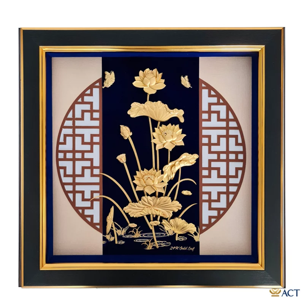 Tranh Dát vàng - Tinh Hoa Văn Hóa Việt Trong Nghệ Thuật Dát Vàng Tranh Dát vàng - Tinh Hoa Văn Hóa Việt Trong Nghệ Thuật Dát Vàng