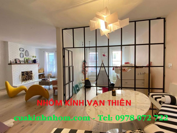 Top 10 mẫu vách nhôm kính cố định sang trọng, đón sáng hoàn hảo cho phòng khách 3 vach-nhom-kinh-co-dinh
